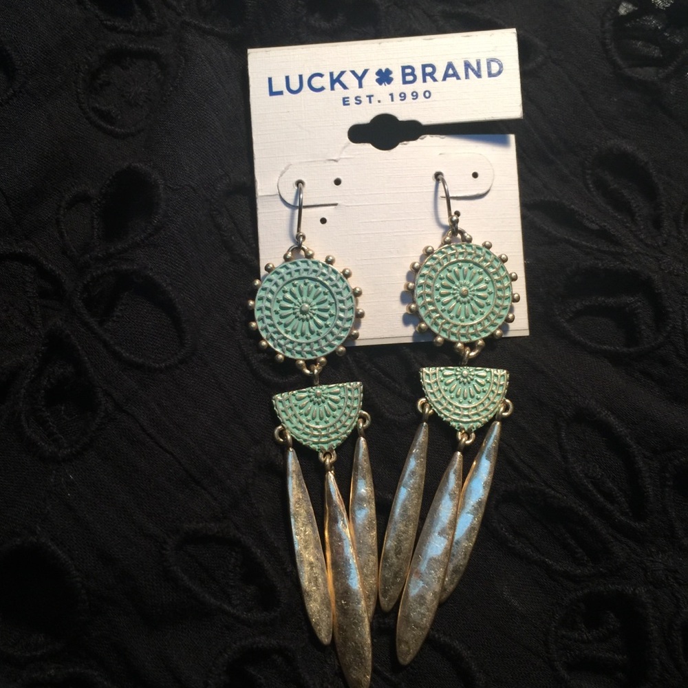 Lucky Brand Petina Chandelier Earrings